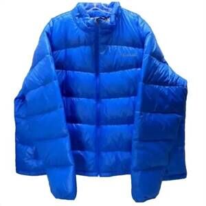 NEW COLUMBIA men's omni-heat insulated puffer jacket in blue